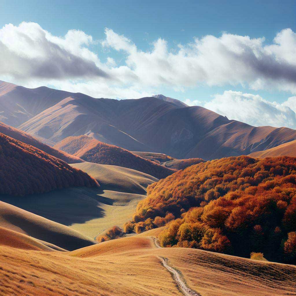 Autumn Trekking in the mountain excursions