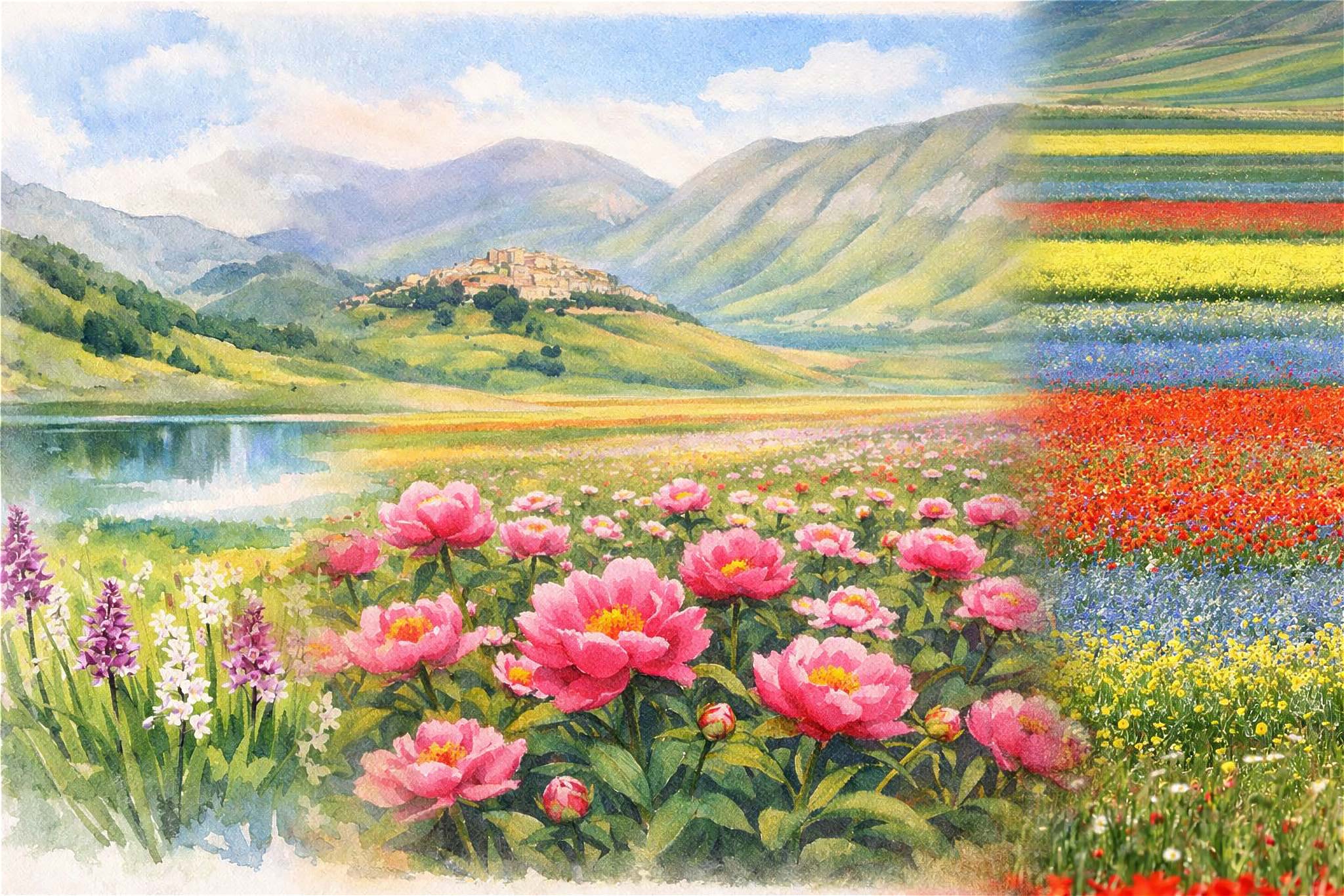 How does the Castelluccio di Norcia flowering work?